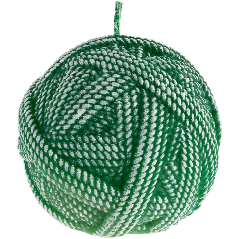 Свеча Kniteam, клубок, зеленый-0