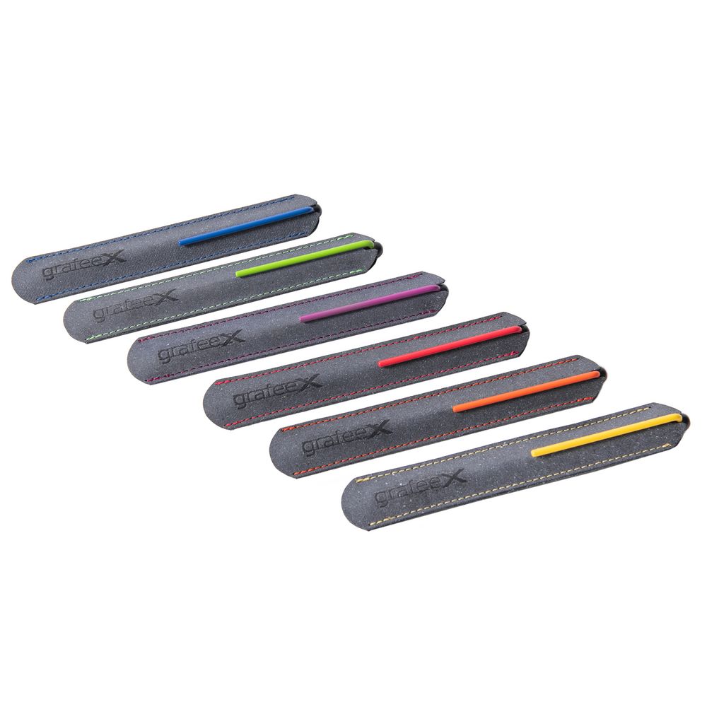 Карандаш GrafeeX в чехле, черный с фиолетовым-3