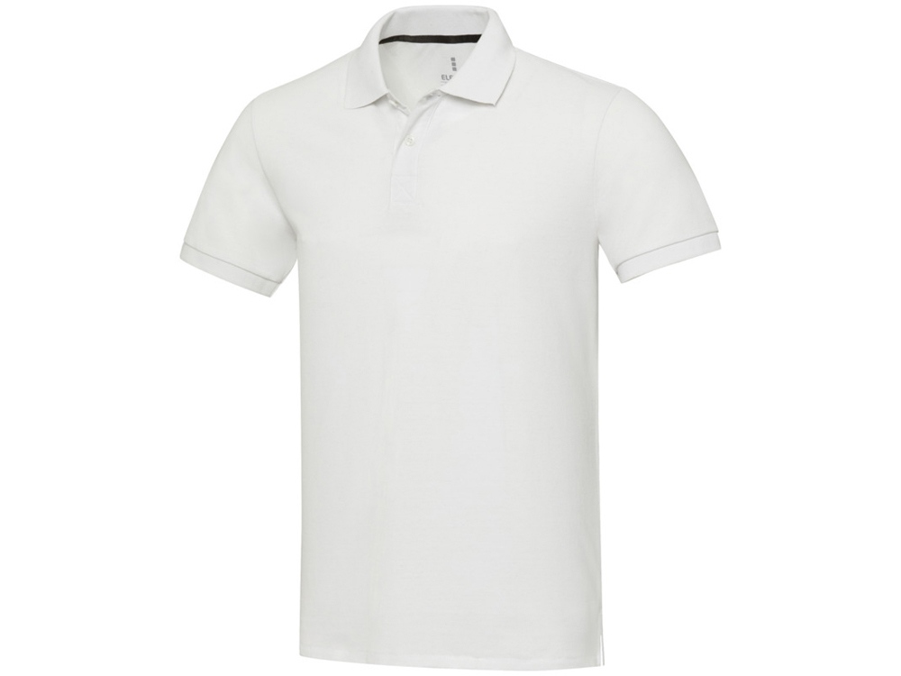 Emerald поло унисекс с коротким рукавом из переработанных материалов Aware™. - Белый-0