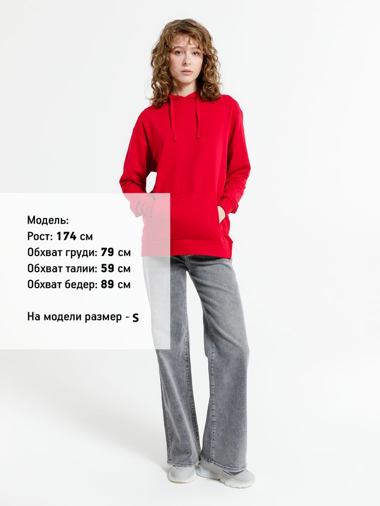 Худи унисекс Westray, красное-7