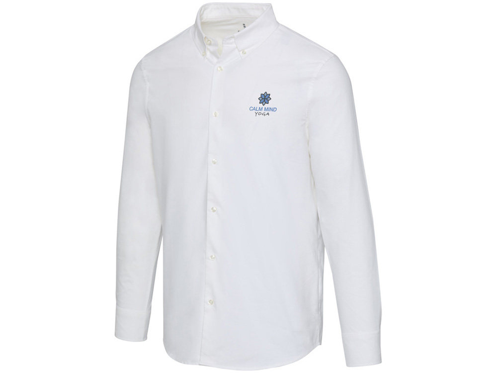 Sphene мужская рубашка оксфорд - Белый-4