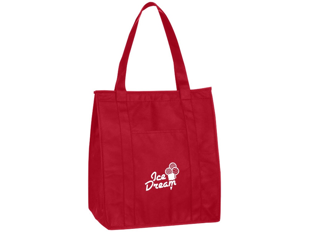 Сумка для покупок Zeus с изоляцией, красный-4