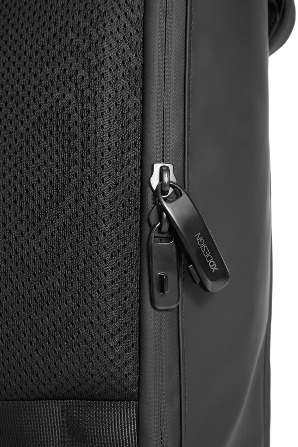 Антикражный водонепроницаемый рюкзак Urban Flap-Top, черный-25