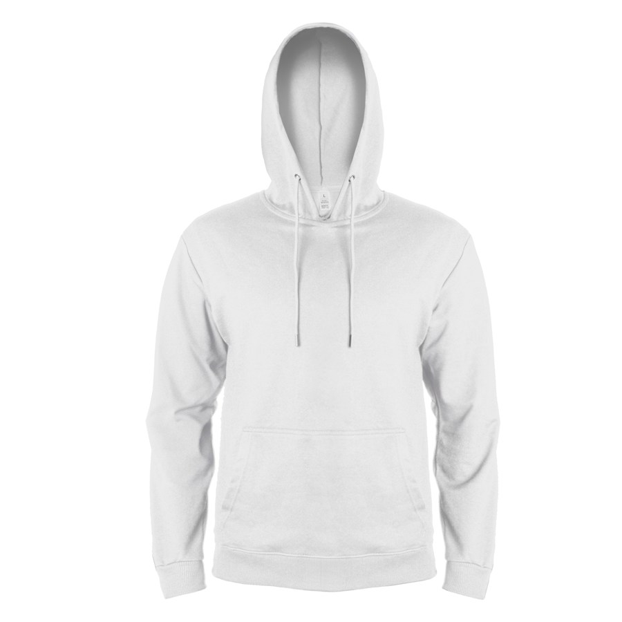 Толстовка унисекс с капюшоном SELEN 260, белый-0