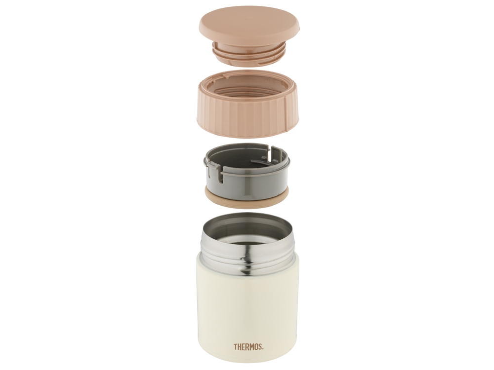 Термос из нерж. стали для еды тм THERMOS JBQ-400-MLK 0.4L, белый-1
