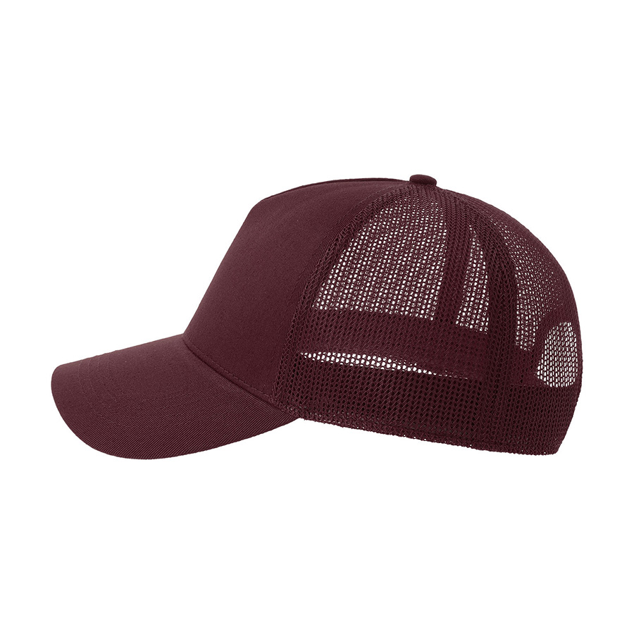 Бейсболка RAPPER COTTON-S, 5 клиньев, пластиковая застёжка, бордовый-3