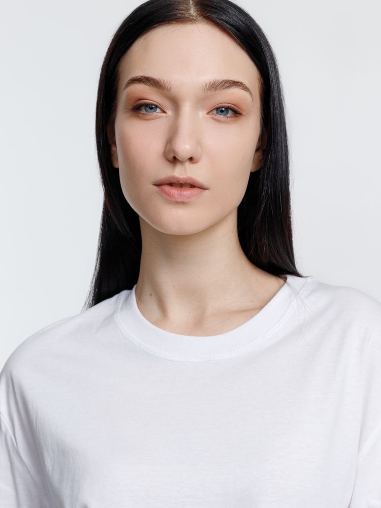 Футболка унисекс с длинным рукавом Pioneer LSL, белая-6