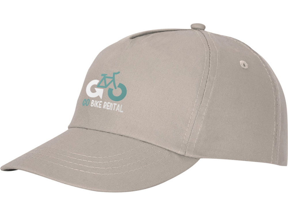 Кепка из 5 панелей Feniks, бежевый овсяный-3