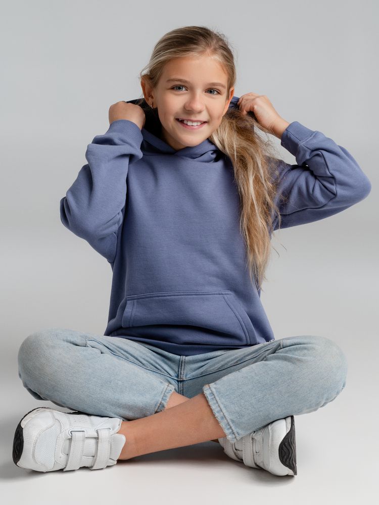 Толстовка детская Stellar Kids, синяя-5