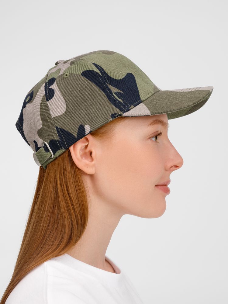 Бейсболка Buffalo, зеленый камуфляж-6