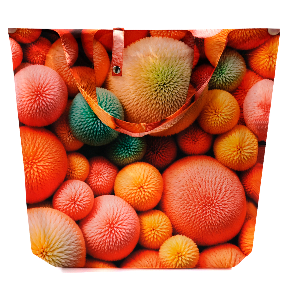 Сумка для покупок Лайт с полноцветной печатью, Оранжевый-0