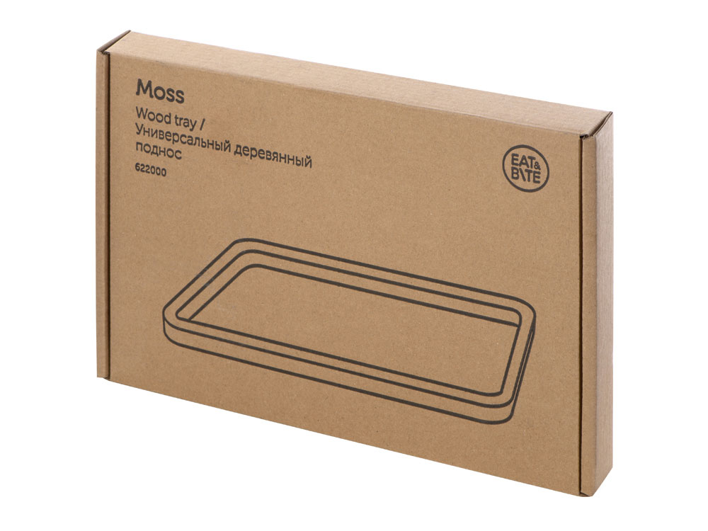 Универсальный деревянный поднос Moss-6