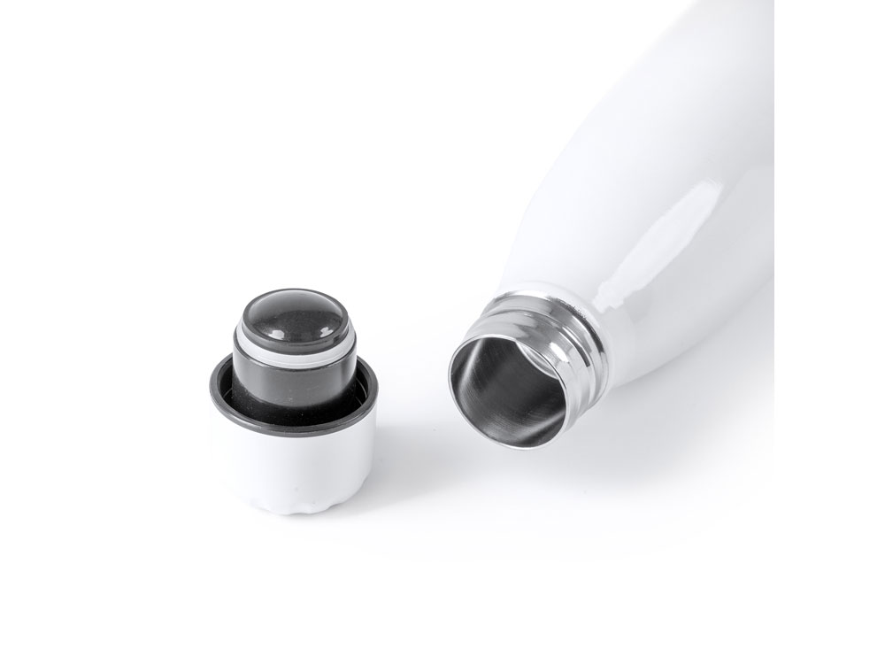 Термобутылка с двойными стенками для сублимации, 500 мл, белый-2