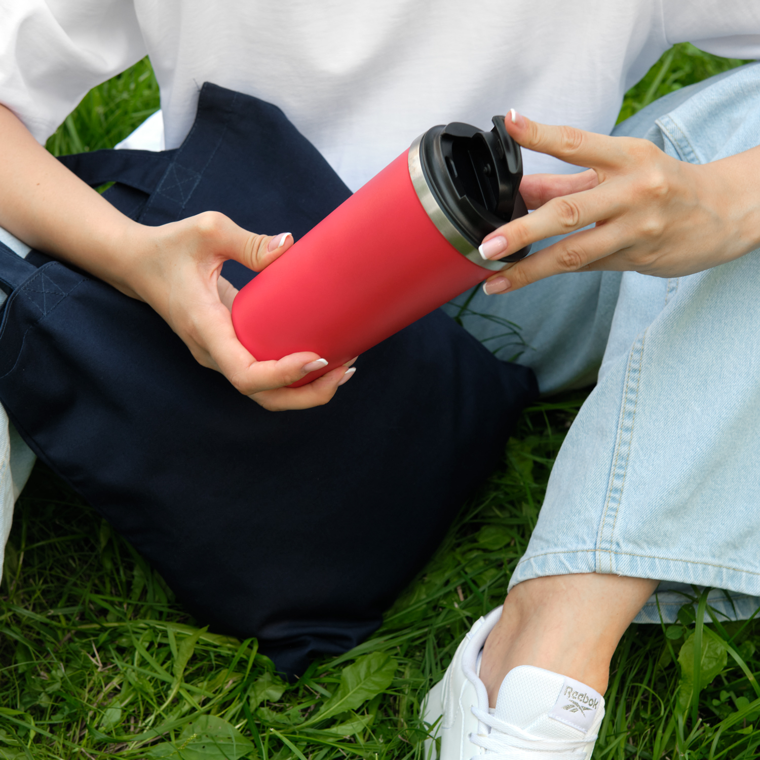 Термокружка вакуумная Палермо (Palermo), красная-5