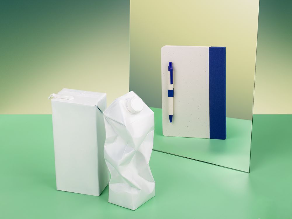 Блокнот MilkMake, синий-3