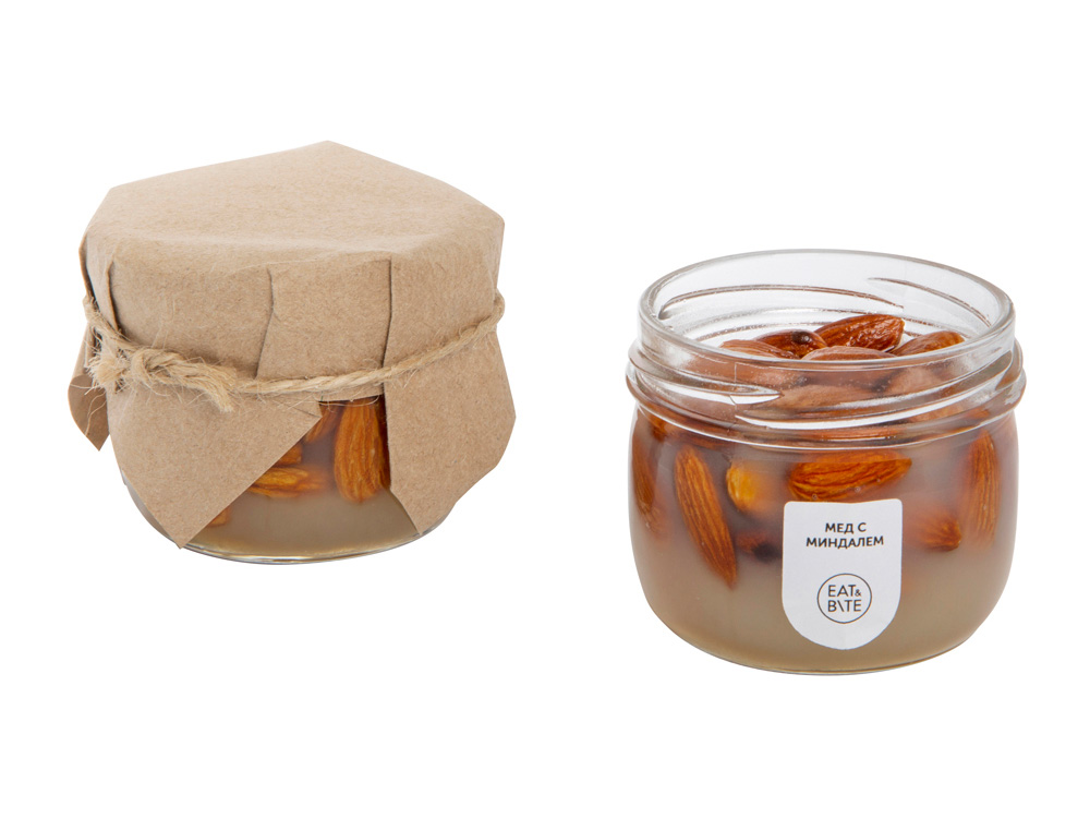 Сувенирный набор Мед с миндалем 120 гр-4