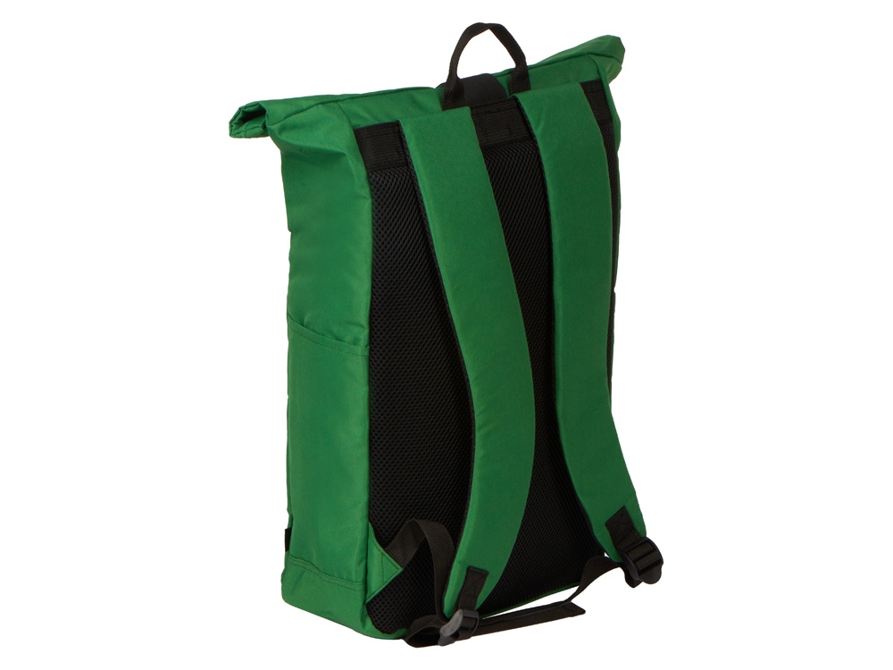 Рюкзак на липучке Vel из переработанного пластика, темно-зеленый-6