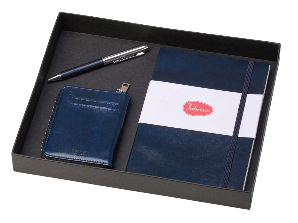 Подарочный набор Fabrizio Small, темно-синий-2