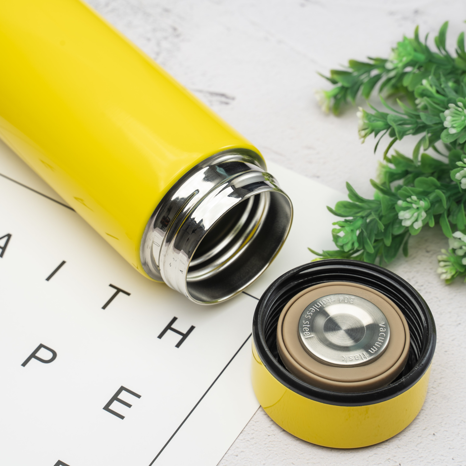 Термос Reactor с датчиком температуры (желтый)-5