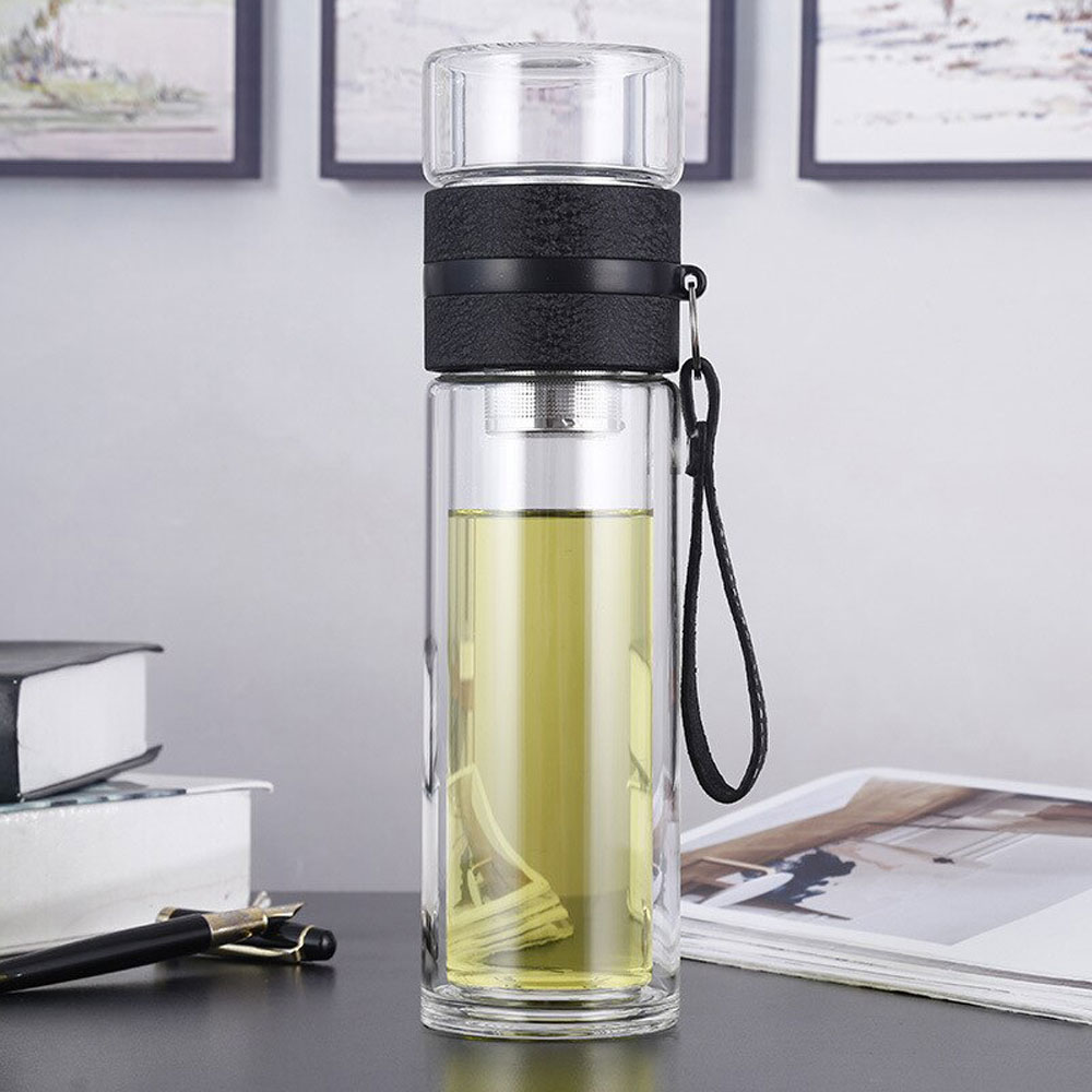 Бутылка Terra c инфьюзером, Черный-5