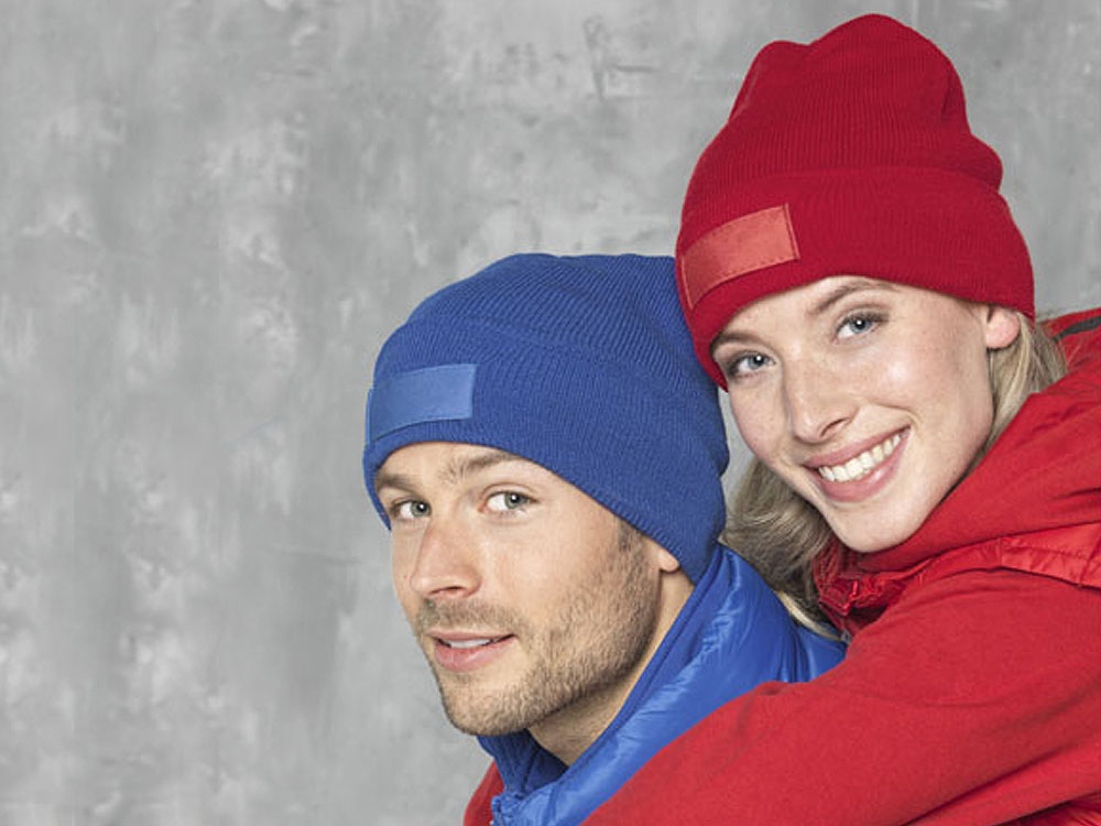 Шапка Boreas с нашивками, красный-3