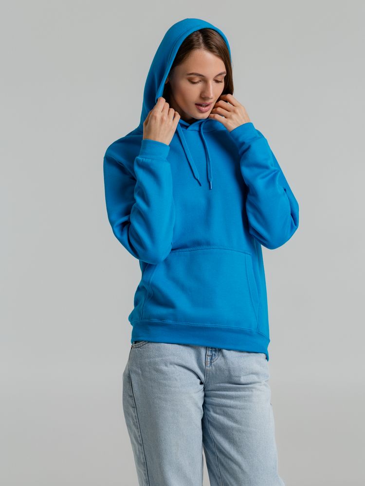 Толстовка с капюшоном Snake II бирюзовая-3