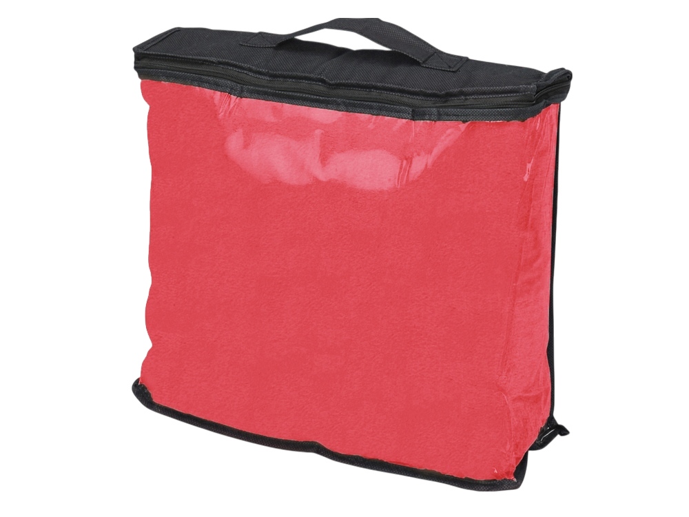 Плед Тедди, красный-2