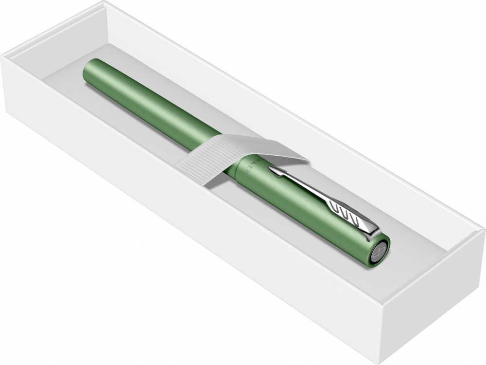 Ручка-роллер Parker Vector XL Green CT, цвет чернил black, стержень: F, в подарочной упаковке.-12