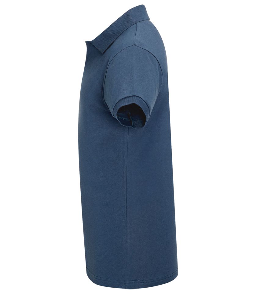 Рубашка поло мужская Perfect Men синий джинс-1