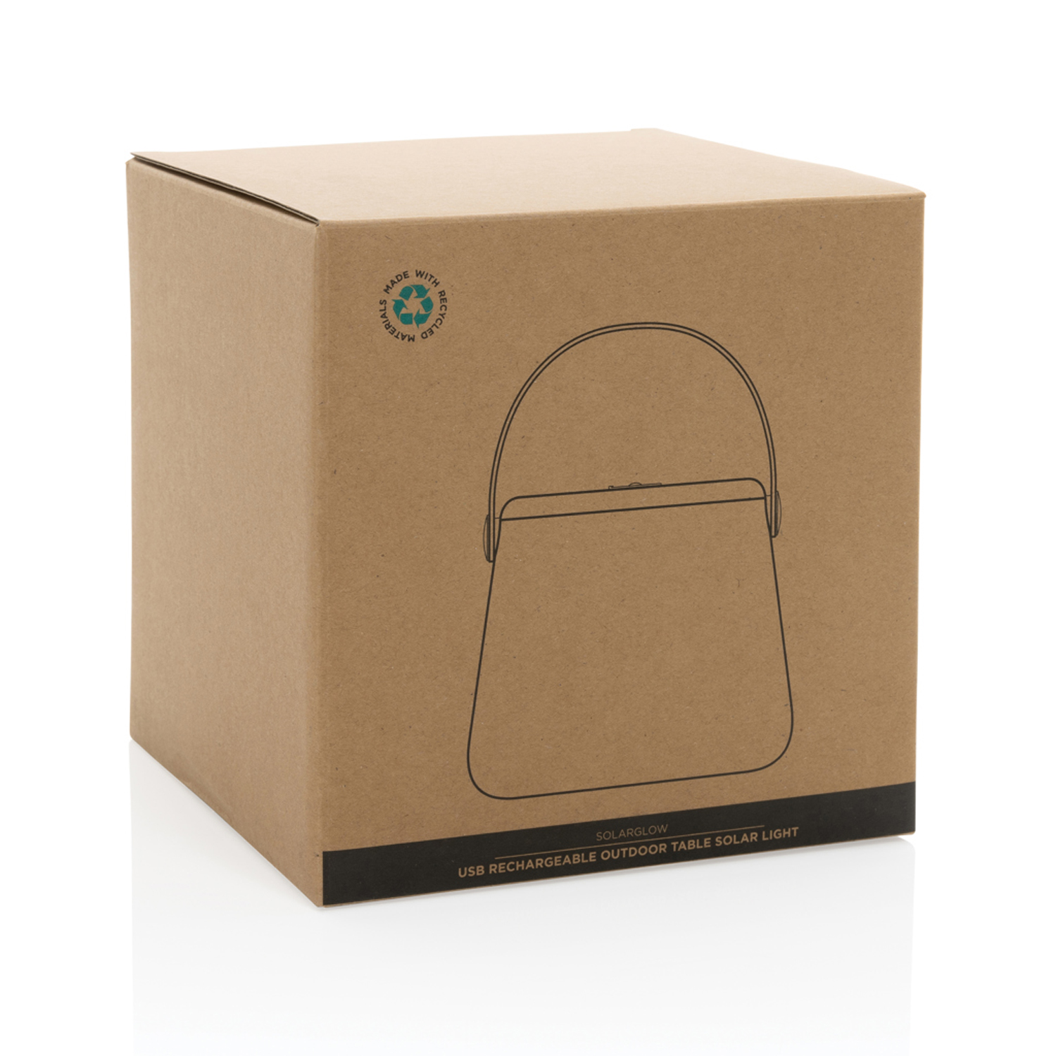 Настольный светильник Solar Glow из переработанного пластика RCS, IPx4-11
