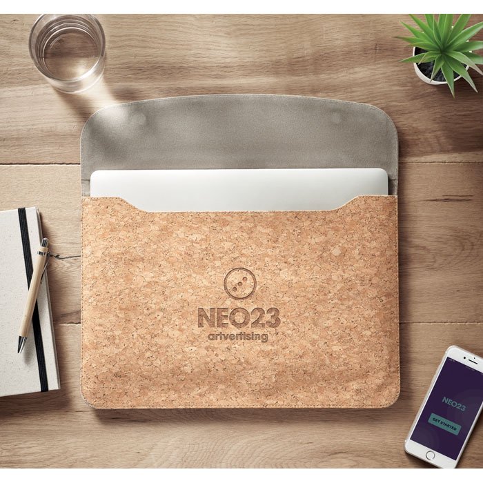 Сумка для ноутбука, бежевый-4