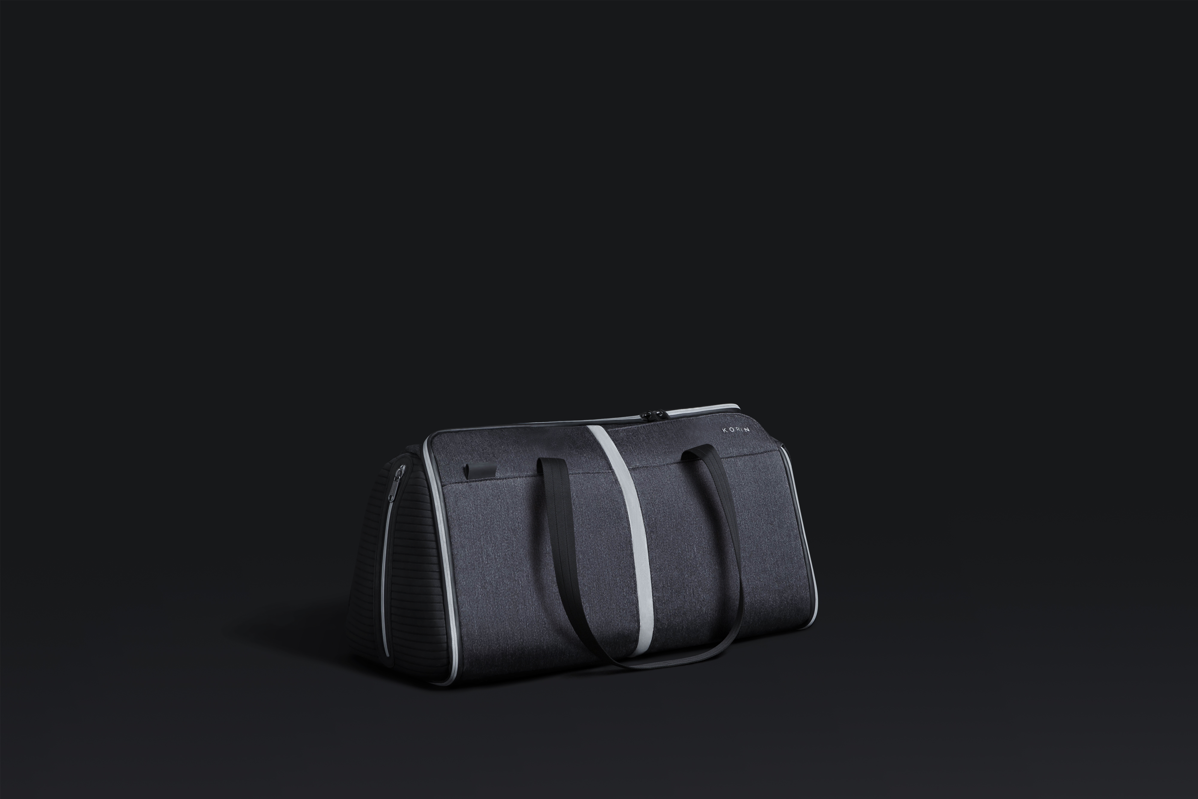 Спортивная сумка FlexPack Gym 49х26х23 см, темно-серая-19