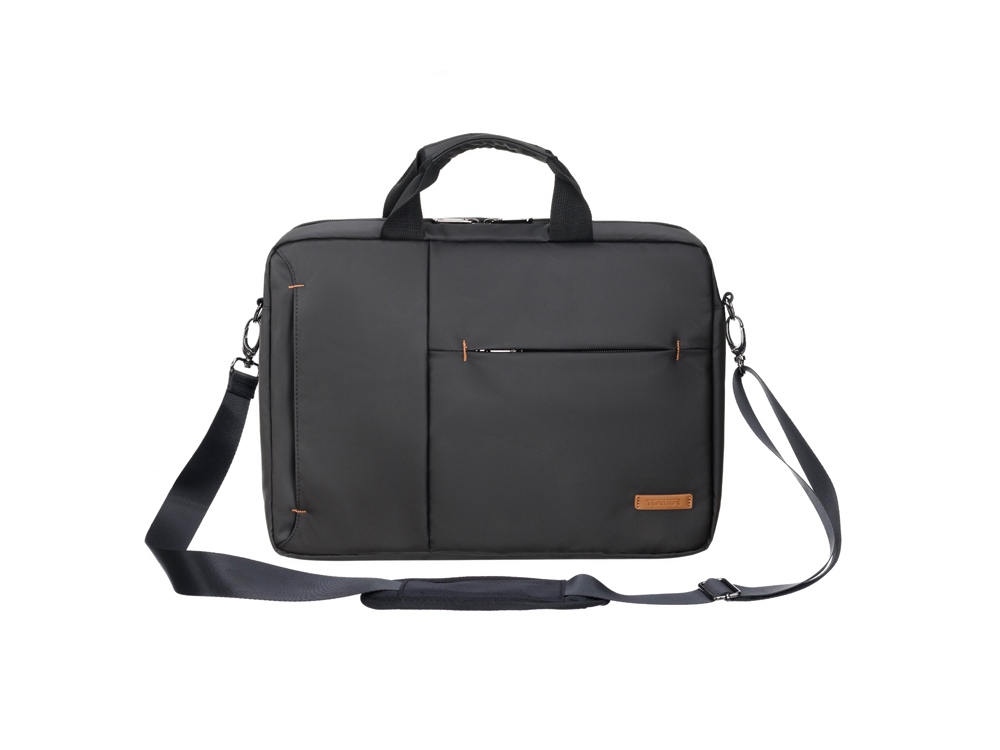 Сумка для ноутбука TORBER ВЕКТОР 14.1'', чёрный, нейлон, 38 х 5 х 26 см, 5л-5