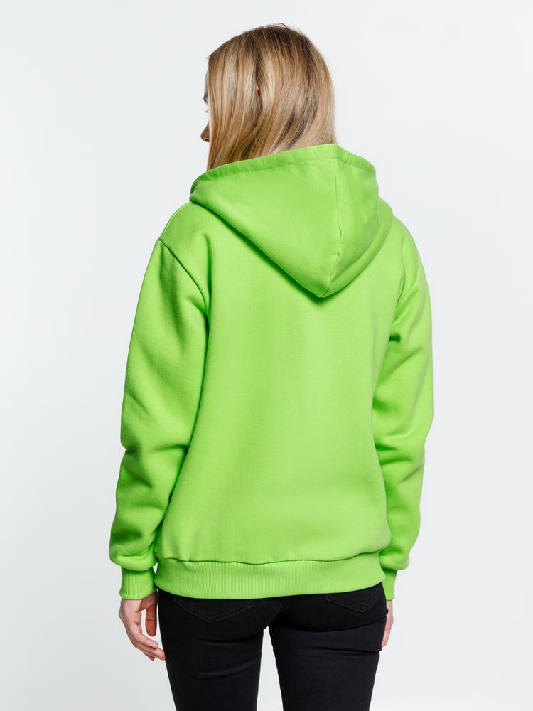 Толстовка на молнии с капюшоном Siverga Heavy, зеленое яблоко-4
