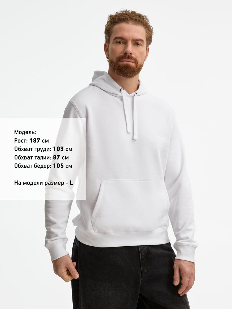 Толстовка унисекс Spencer, белая-5