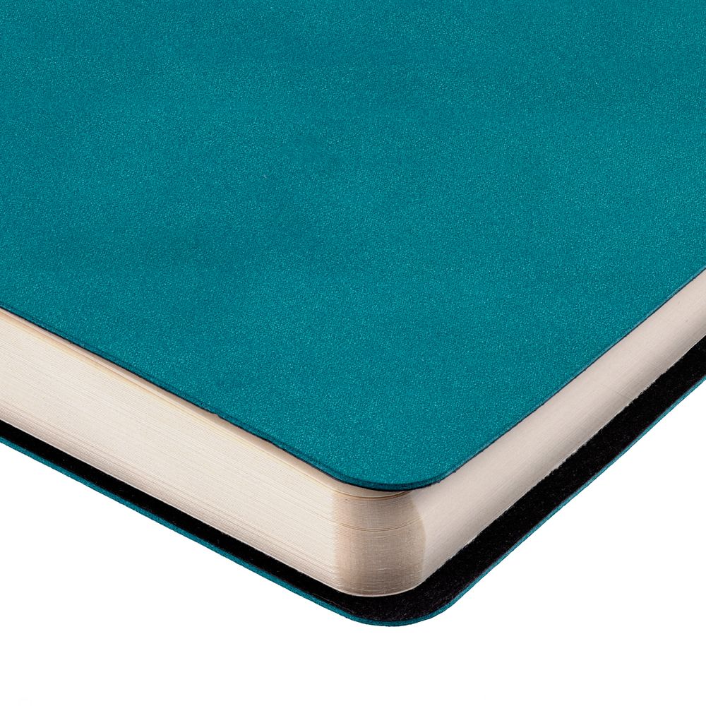 Ежедневник Nubuk, недатированный, бирюзовый-3