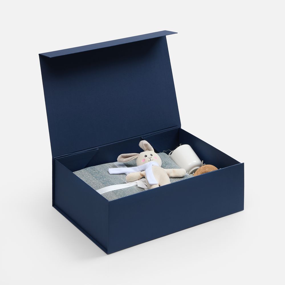 Коробка складная RealBig Fold, темно-синяя-2