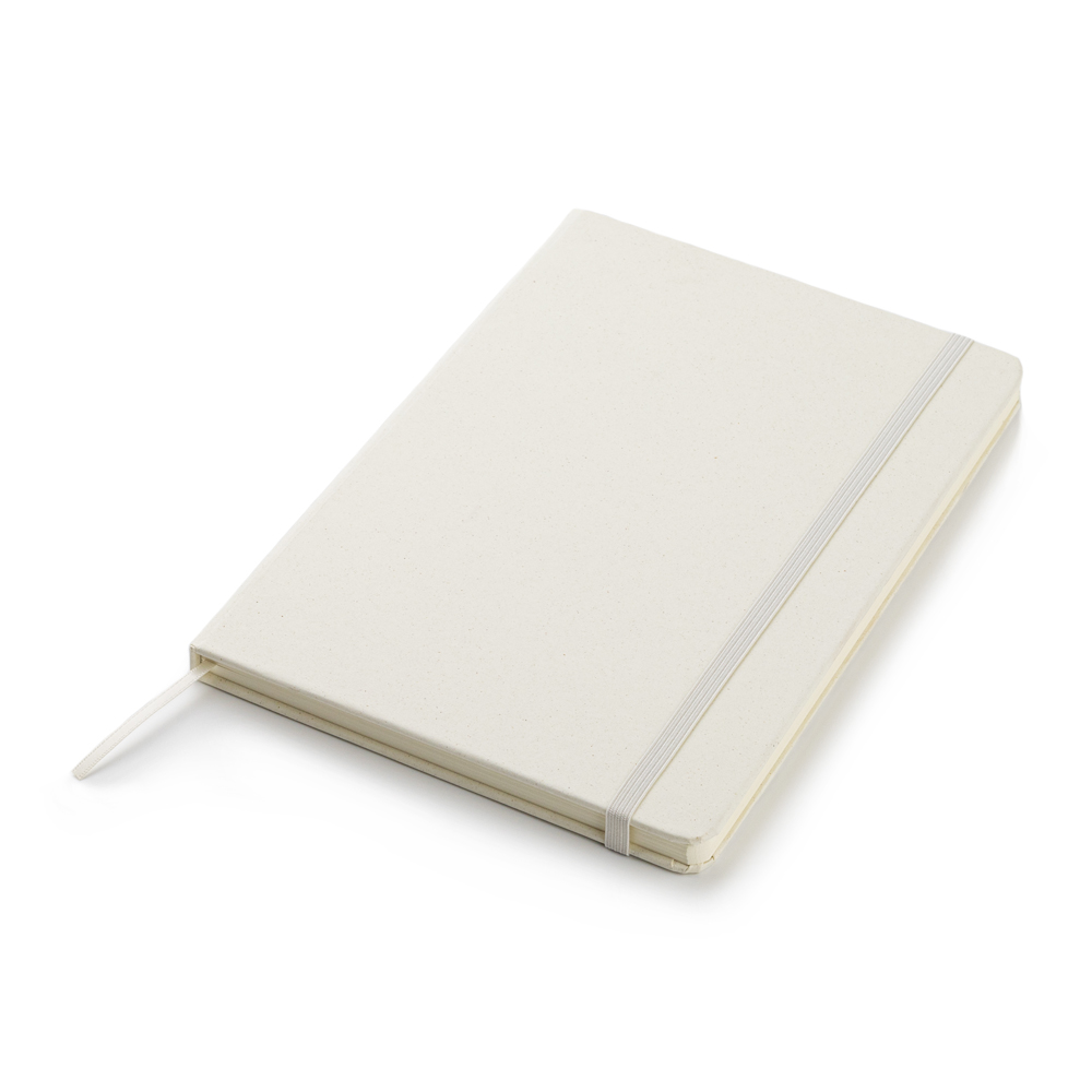 Блокнот из растительного сырья Tutti Frutti в твёрдом переплёте, Цитрусовый-3