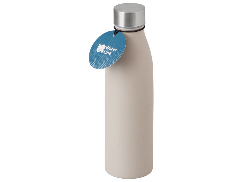 Стальная бутылка Rely, 650 мл, бежевый-5