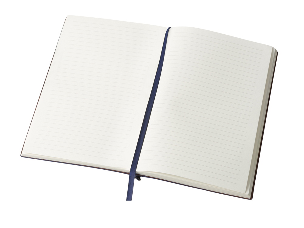 Блокнот А5 Scribe, гибкая обложка, 96 листов 80 гр/м2, темно-синий-4