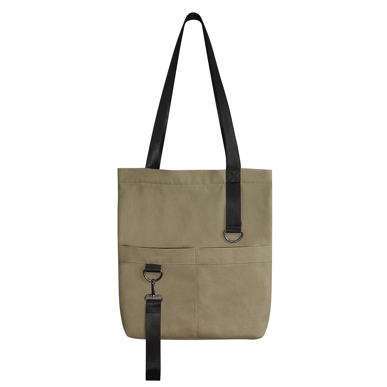 Шоппер Superbag ZIP, с двумя карманами и молнией (песочный)-3