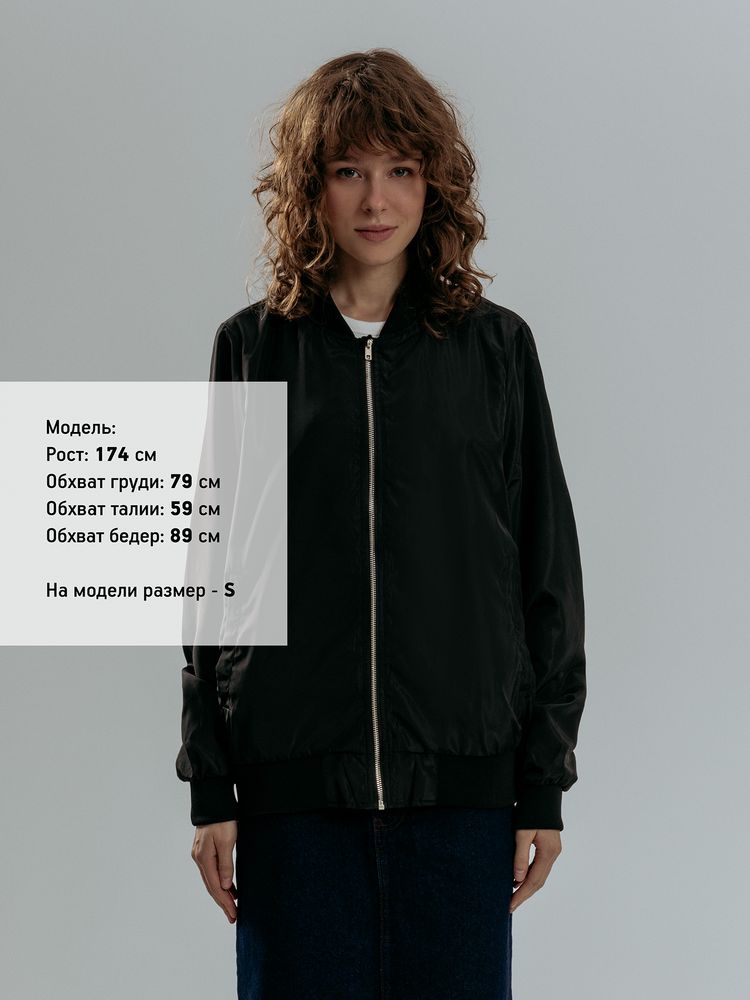 Бомбер Wigton, черный-4