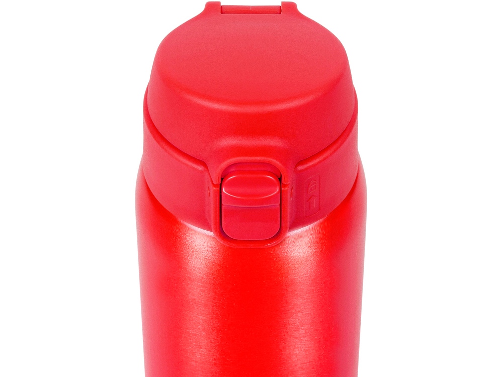 Термокружка Relaxika 701 (0,48 литра), красная (без лого)-5