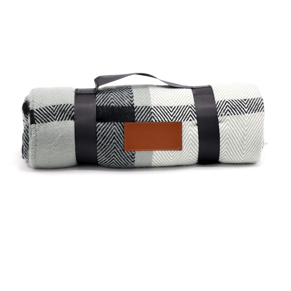 Плед акриловый Glama, Черный-1