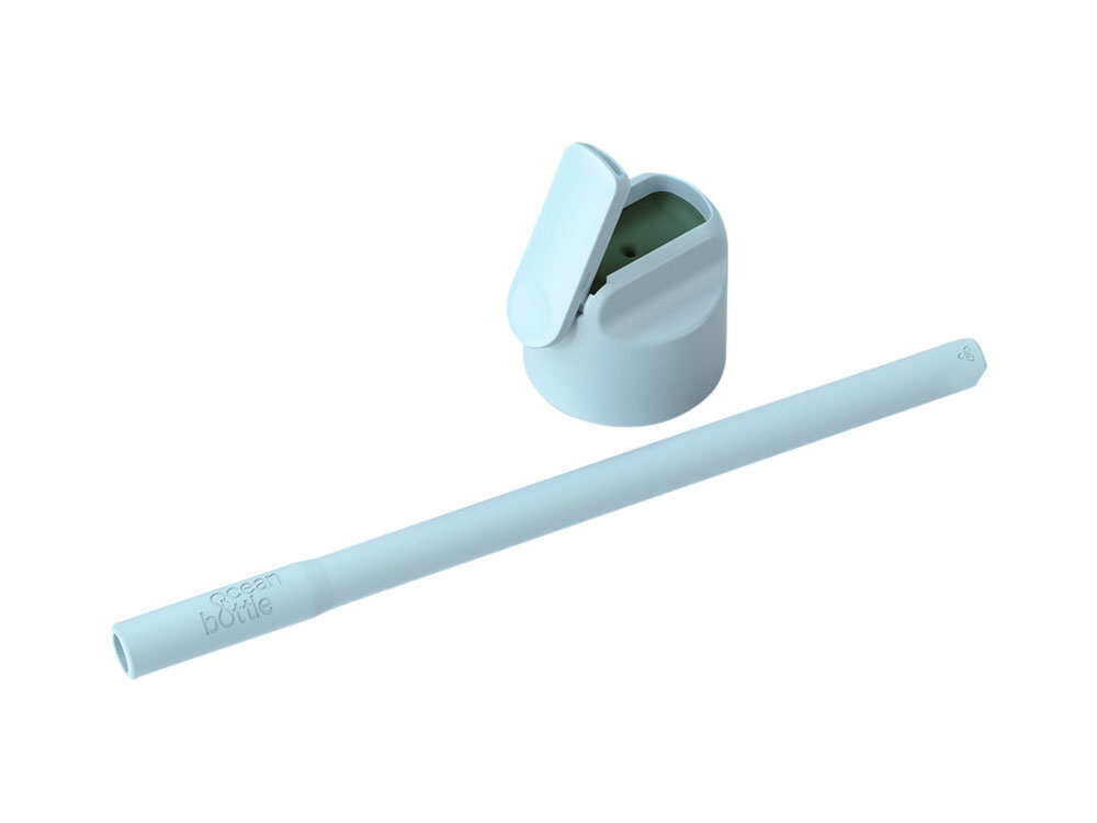 Бутылка-термос для воды Ocean Bottle GO объемом 500 мл - Небесно-голубой-3