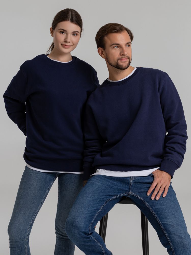 Свитшот унисекс King, темно-синий-6