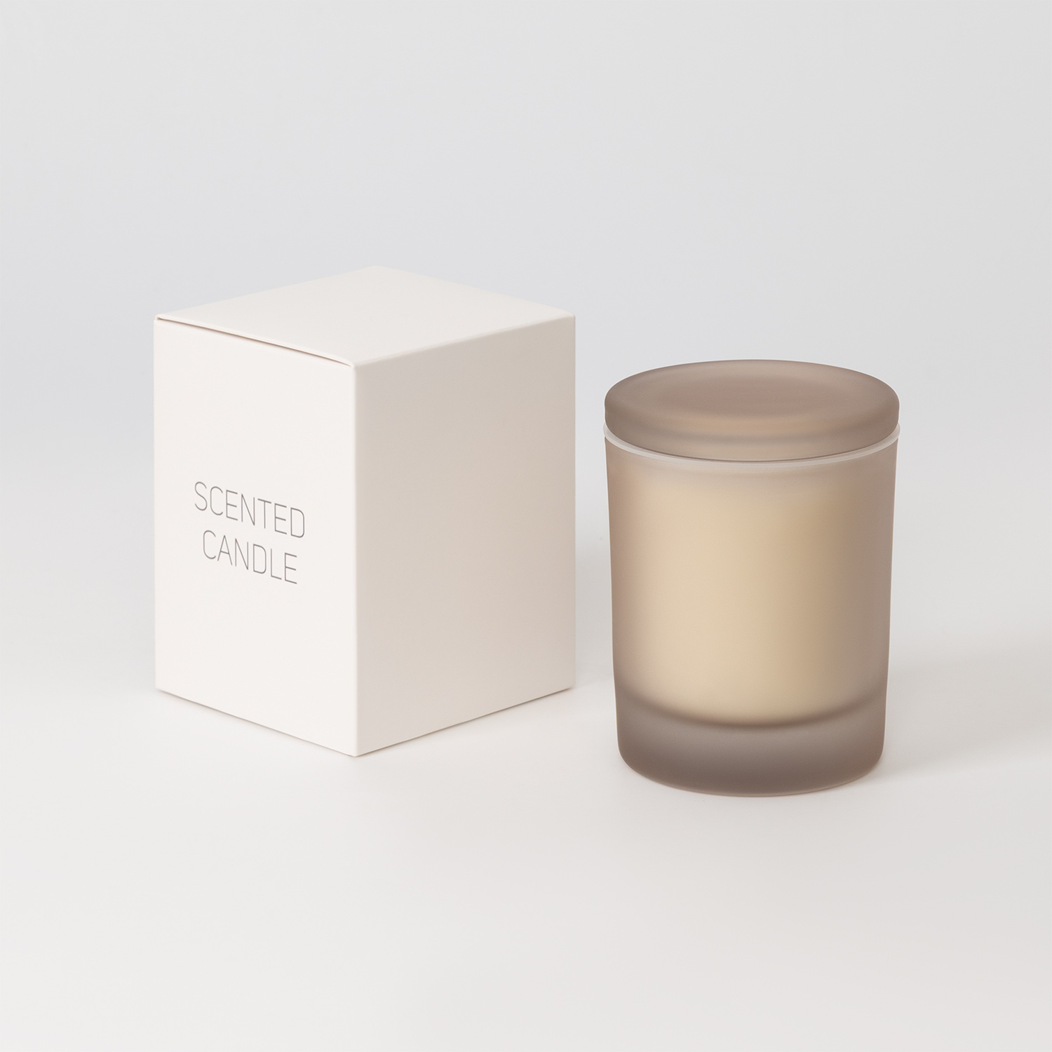 Ароматическая свеча Мизу (Mizu), бежевая-5