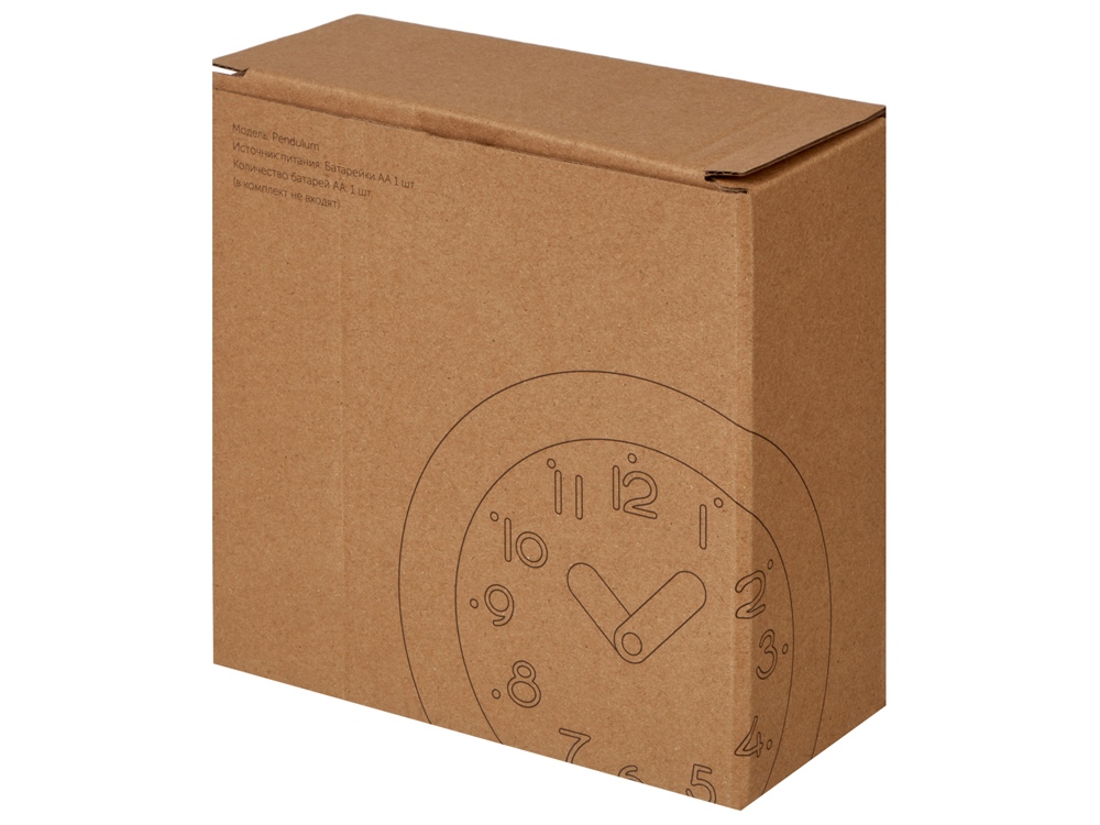 Настенные часы с маятником Pendulum, белый-8