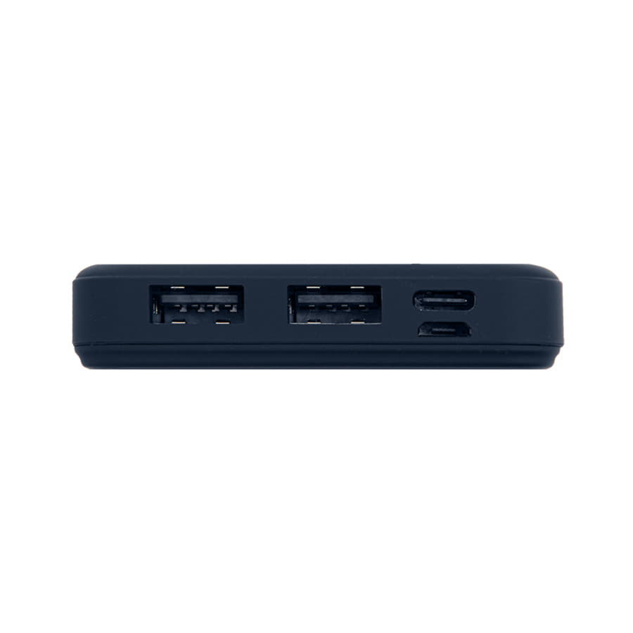 Универсальный аккумулятор Flash 10 (10000 мАч) с подсветкой и soft touch,синий,13,7х6,87х1,55 мм, синий-5