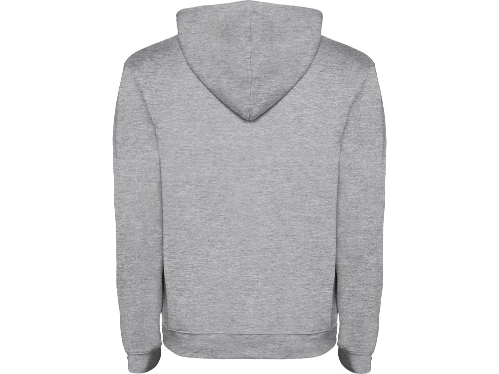 Толстовка с капюшоном Urban мужская, серый меланж/черный-1